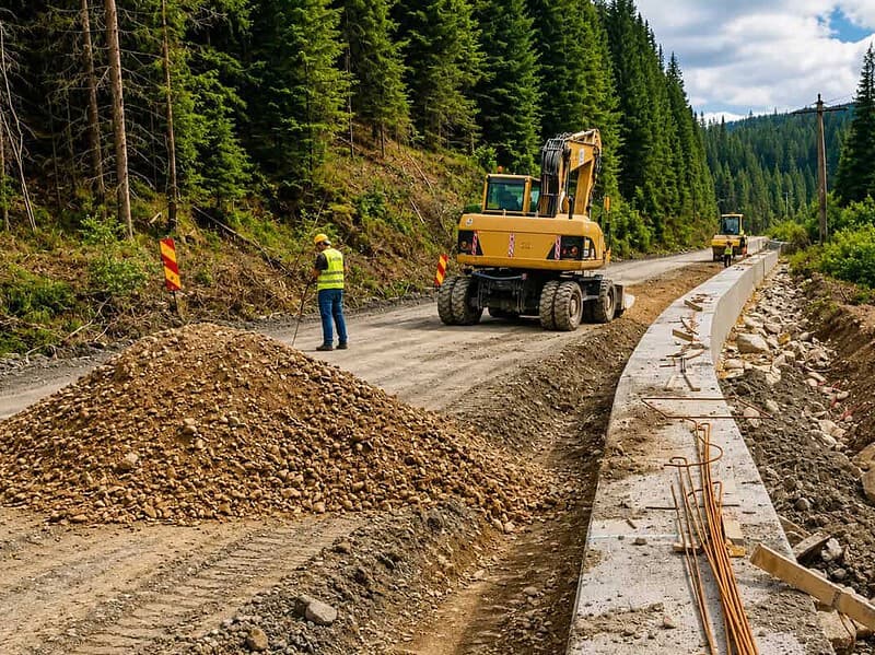 Modernizare pe DN7A cu aproape 100 milioane lei între Lacul Vidra și pasul Groapa Seacă