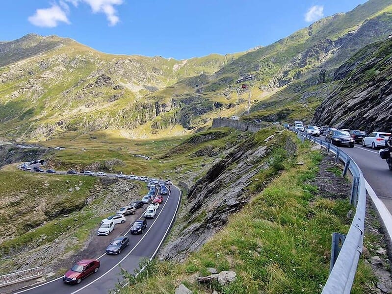 Transfăgărășanul se închide temporar luni între Vila Bâlea și tunelul Bâlea