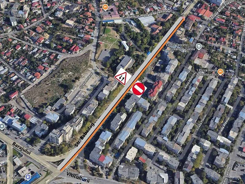 Încep asfaltările pe strada Babadag din Tulcea. Parcările, anulate temporar