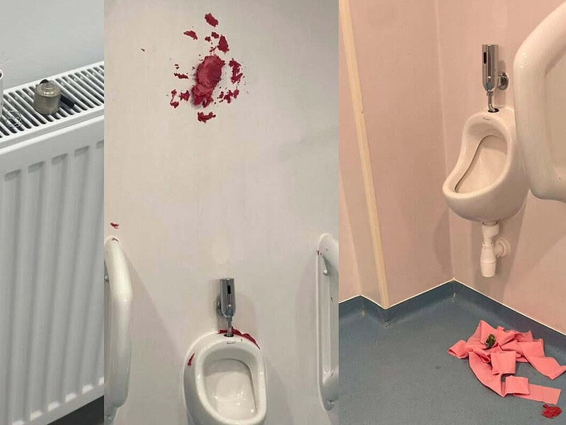 Sala Polivalentă din Tulcea, vandalizată la doar câteva ore după inaugurare / foto