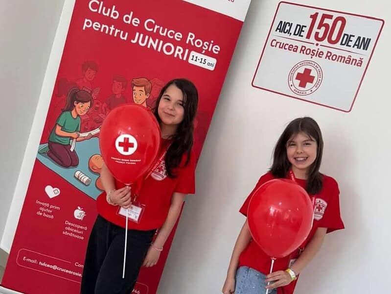 Cursuri gratuite de prim ajutor pentru copii la Tulcea! Clubul de Cruce Roșie face înscrieri