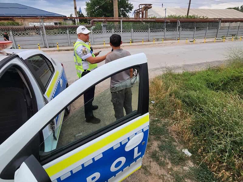 Razie la Măcin pe transporturile de lemn: 7 amenzi și 3 permise reținute