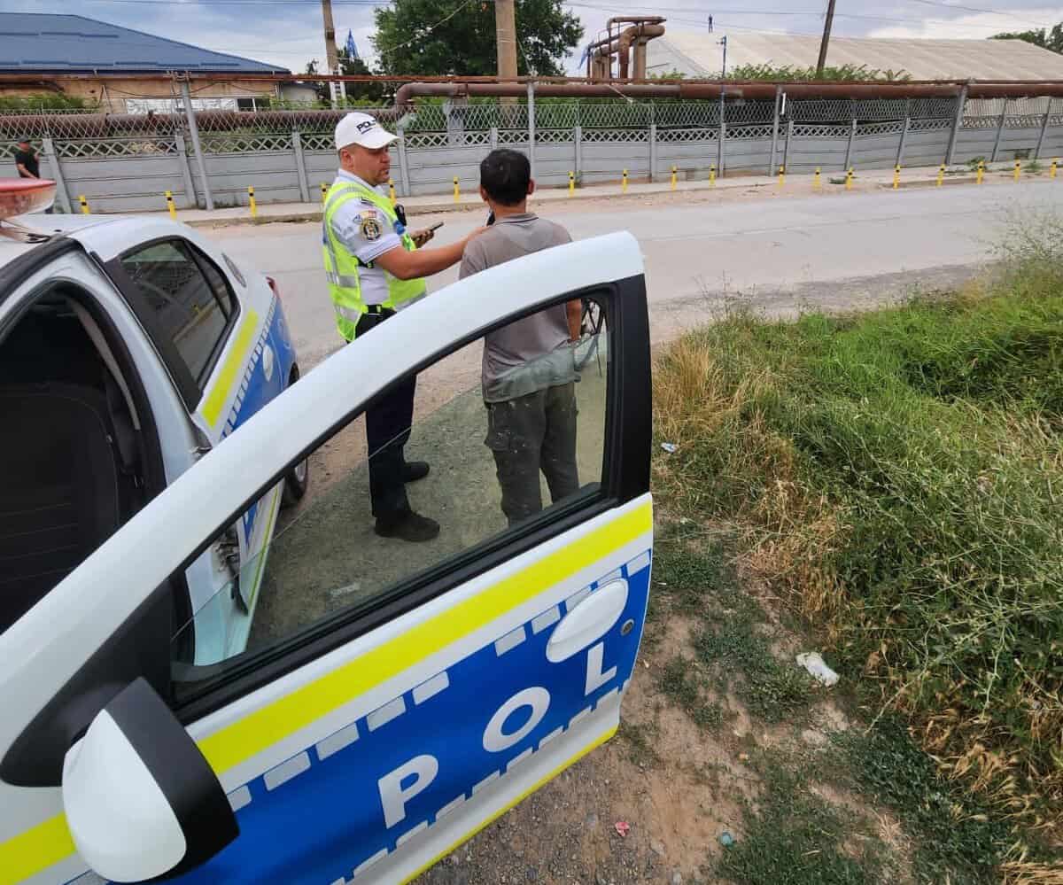 Razie la Măcin pe transporturile de lemn: 7 amenzi și 3 permise reținute