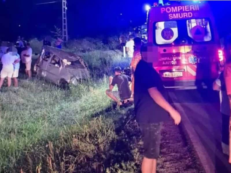 Cinci morți pe DN 61 după ce șofer fără permis a lovit trei pietoni