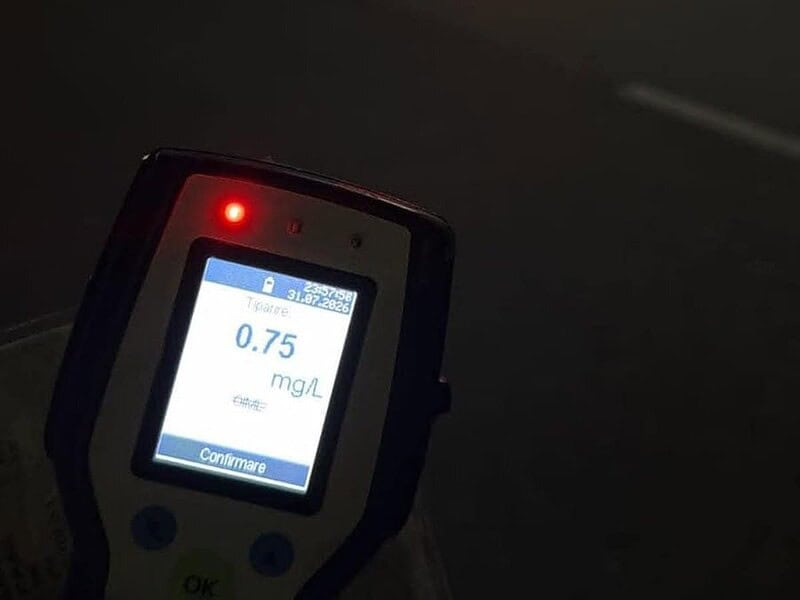 Bărbat cercetat pentru conducerea unui vehicul sub influența alcoolului