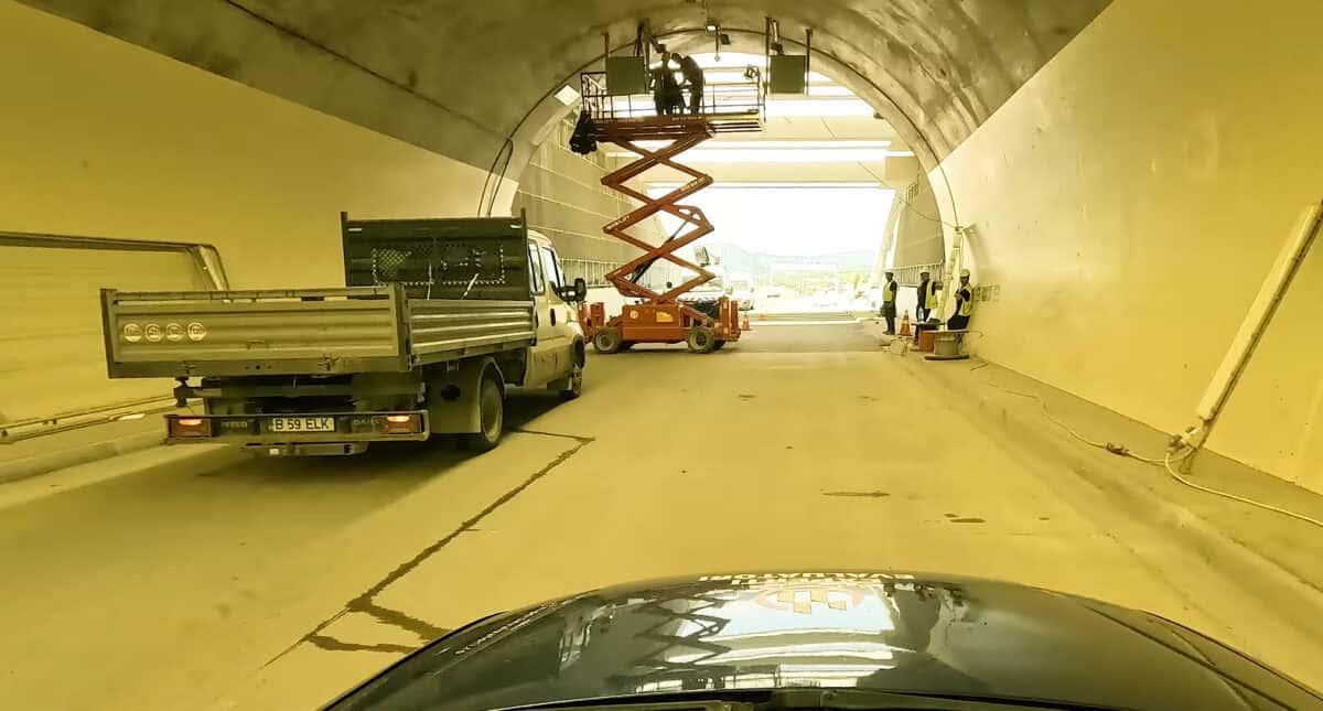 Tunelul din secțiunea Tigveni–Curtea de Argeș se apropie de finalizare, pe Autostrada A1