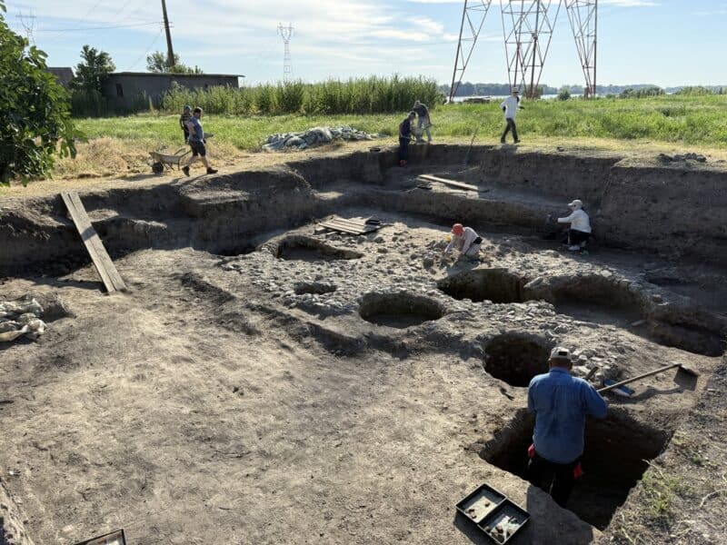 Descoperire la Noviodunum: structură romană de 2.000 de ani, găsită la 4 metri