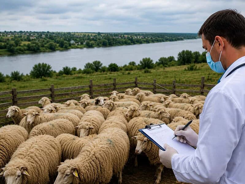 Focar periculos aproape de Tulcea! Variola ovină și caprină, confirmată la patru stâne