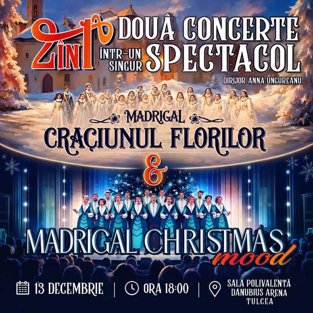Madrigal umple Danubius Arena de colinde. Concert special de Crăciun la Tulcea