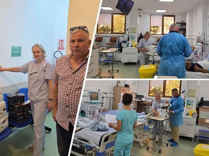 Ore întregi conectați la dializă. Un ajutor simplu pentru pacienții din Tulcea / foto