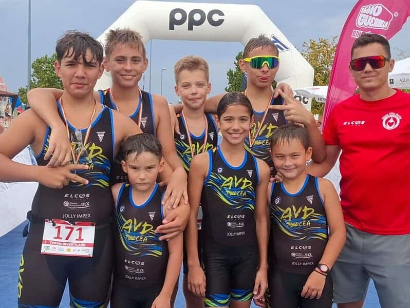 Sportivii din Tulcea, pe podium la ciclism și triatlon. Trei clasări în top 2 pentru Aqua Vita Delta