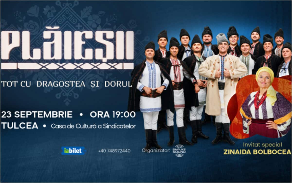 Ansamblul etnofolcloric Plăieșii și Zinaida Bolboceanu aduc folclorul basarabean la Tulcea