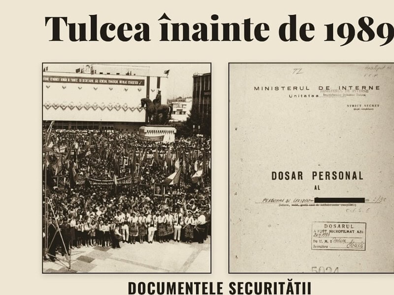 Cum arăta Tulcea înainte de 1989. Documente din arhivele Securității, scoase la lumină într-o expoziție pe faleză
