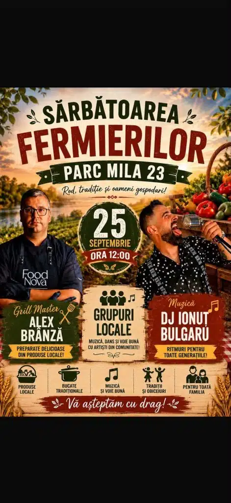 Ce faci în Tulcea în ultimul weekend din septembrie. Târguri, concerte, festivaluri și tururi între 25 și 27 septembrie