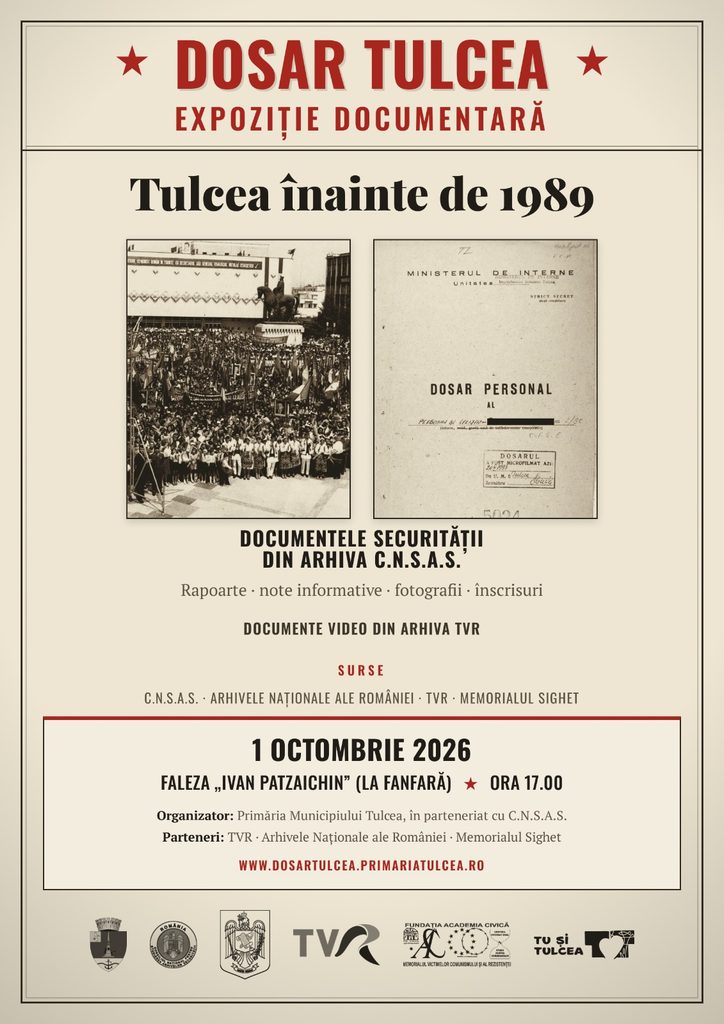 WhatsApp Image 2026 09 24 at 11.44.26 Cum arăta Tulcea înainte de 1989. Documente din arhivele Securității, scoase la lumină într-o expoziție pe faleză