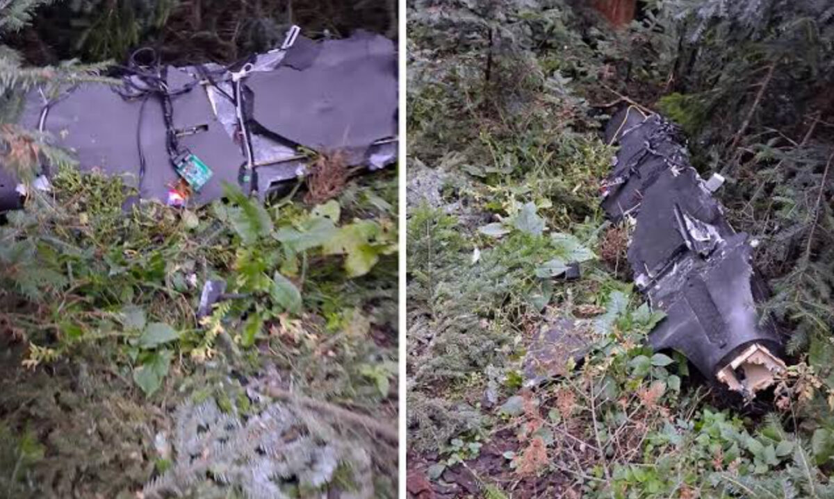 Dronă intrată în ţară s-a prăbușit în apropiere de Solca în Suceava