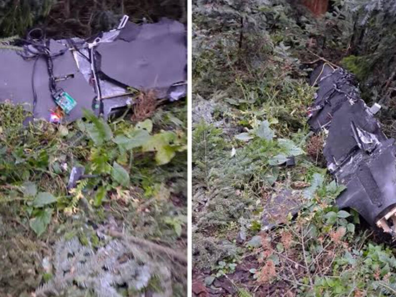 Dronă intrată în ţară s-a prăbușit în apropiere de Solca în Suceava