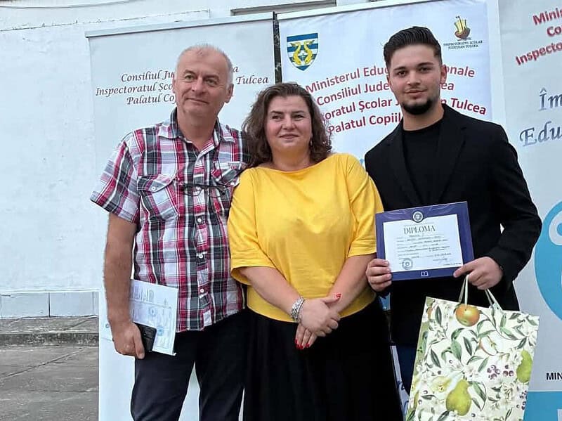 Bălășoi Ionuț Alexandru, din Tulcea, locul I la nivel național la Concursul „Prezent și Perspective”