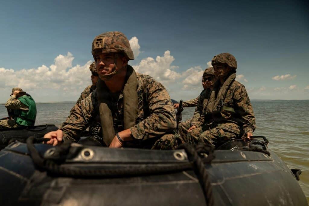 Americani și spanioli, în exercițiu la Tulcea. Scenariu de desant inamic în Razelm
