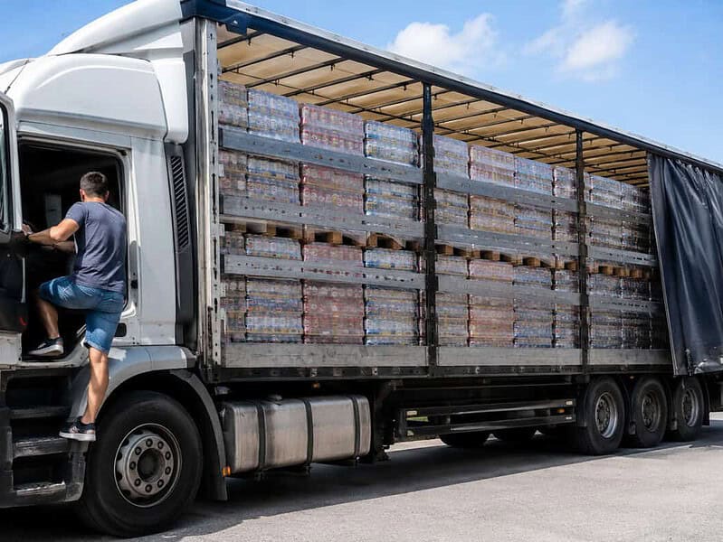 Un camion cu 45.000 de doze de bere a dispărut dintr-un centru de distribuție din California