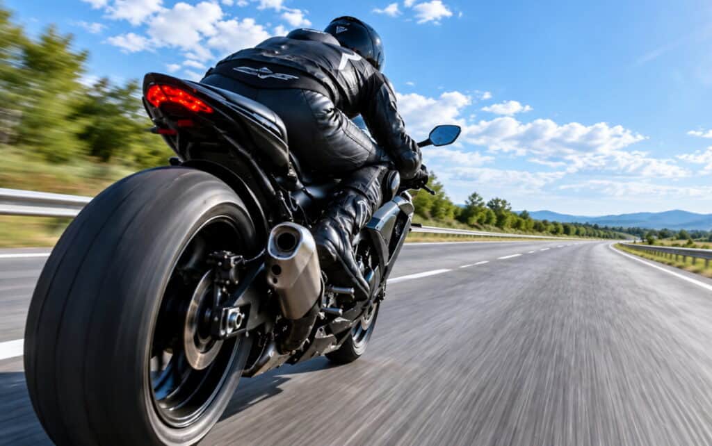 A „zburat” cu motocicleta pe DN 22B. Tânăr din Tulcea, prins cu 177 km/h