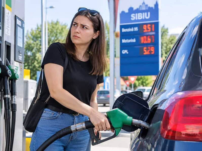 Benzina se apropie de 10 lei pe litru după nouă bani scumpire la Petrom și OMV
