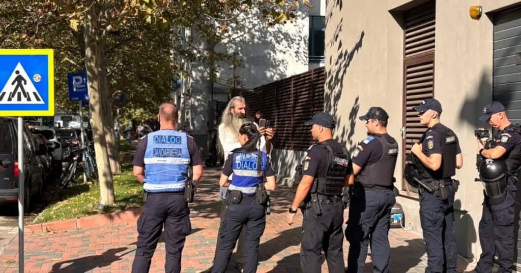 sustinatorii lui georgescu s au adunat la diicot scandeaza libertate pentru cali Susținători ai lui Călin Georgescu au protestat la DIICOT