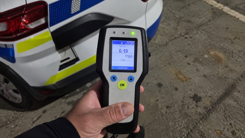 Etilotest in lumina noptii 1 Etilotest al Poliției pierdut în județul Tulcea