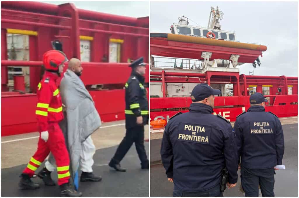 FotoJet 83 UPDATE: Cei nouă marinari salvați în Marea Neagră au ajuns la țărm. Trei oameni sunt încă de negăsit / video